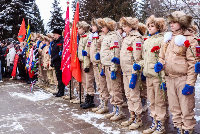 Школьники приняли участие в митинге  на Советской площади ко Дню вывода советских войск из Афганистана